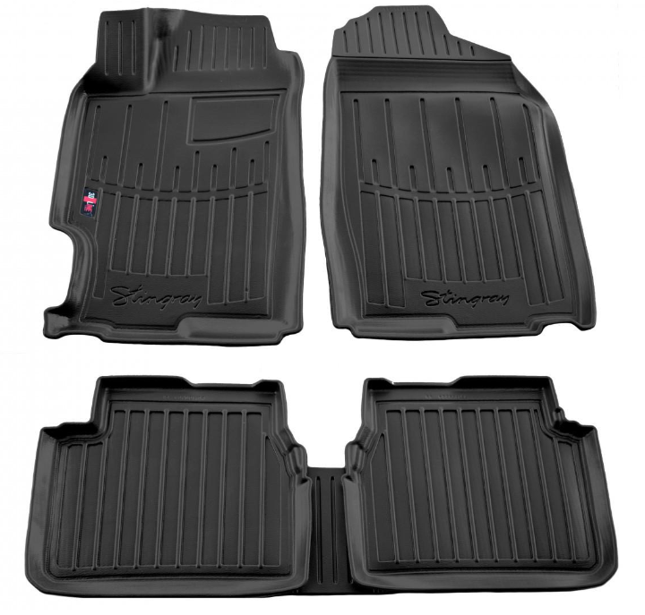 Килимки гумові Stingray для Mazda 6 GG/GY 2002-2008 з бортом ТЕП 5 шт. (5011085)