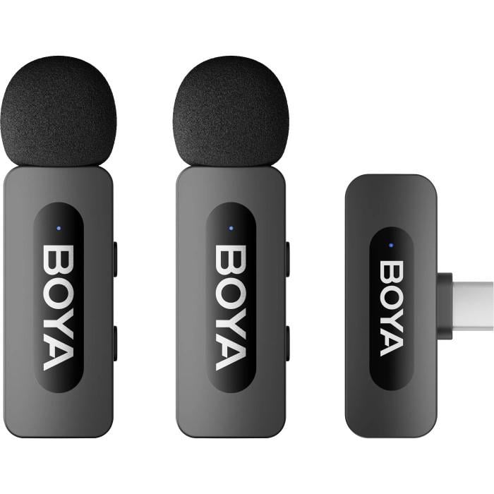 Микрофон беспроводной BOYA BY-V20 Type-C петличный 2,4 ГГц 48 кГц Black (36943807) Микрофон беспроводной BOYA BY-V20 Type-C петличный 2,4 ГГц 48 кГц Black (36943807)