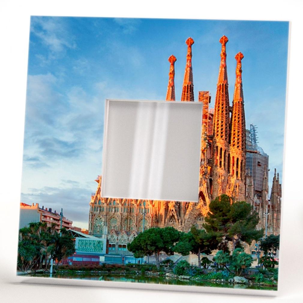 Дзеркало декоративне Саграда Фамілія Барселона Каталонія 260х260 мм (M03068) - фото 2 Дзеркало декоративне Саграда Фамілія Барселона Каталонія 260х260 мм (M03068) - фото 2