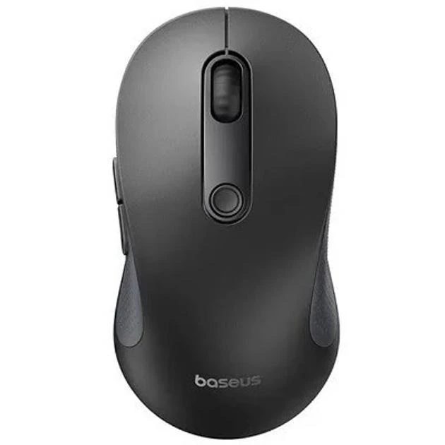 Мишка бездротова Baseus F02 Ergonomic Wireless Mouse Bluetooth 5,2/2,4G Black