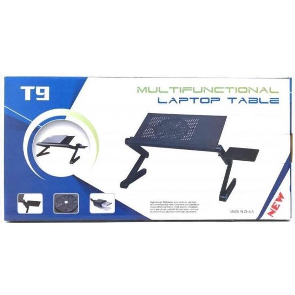 Столик для ноутбука Laptop Table T9 Черный (29052021_7) - фото 3