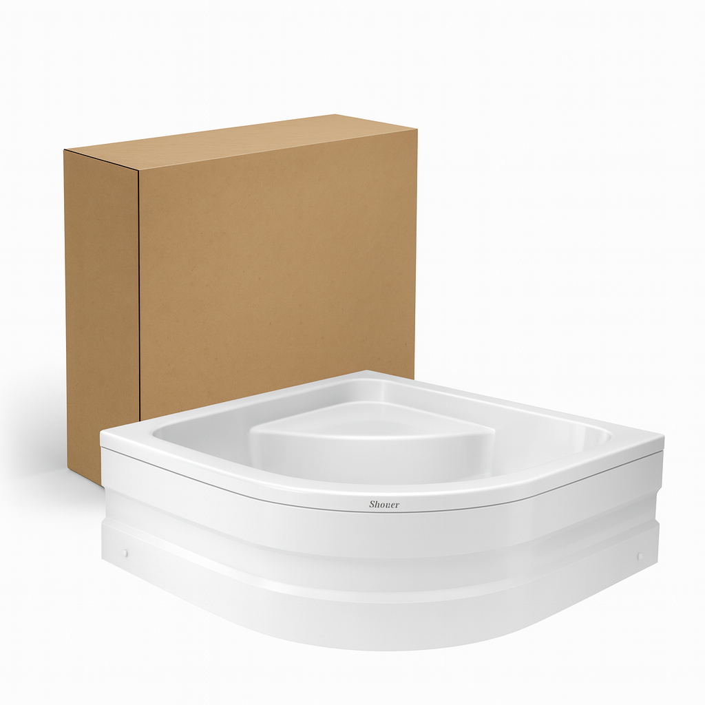 Душевой поддон Shower CELLESSE полукруглый акриловый 90х90х45 см (C15199)