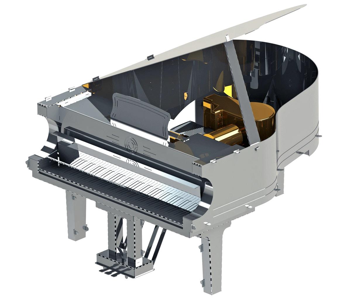 Конструктор METAL-TIME Grande Pianola MT011 колекційна модель (3029049) - фото 3 Конструктор METAL-TIME Grande Pianola MT011 колекційна модель (3029049) - фото 3