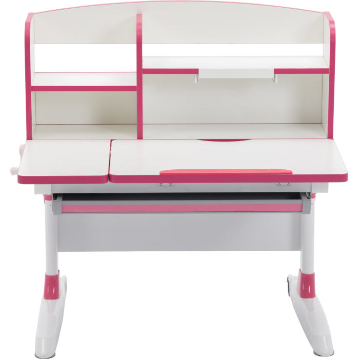 Парта детская регулируемая GT Racer DS-1603 Pink - фото 2