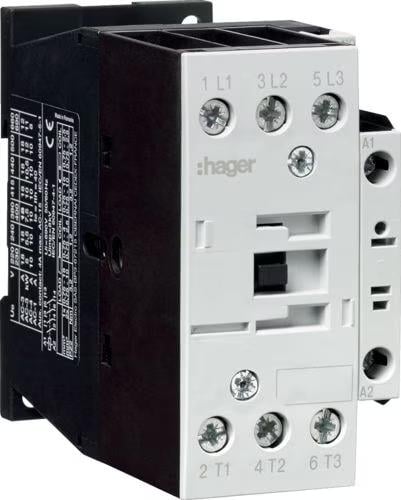 Контактор корпусный Hager 3P + 1НВ 230В-АС 38А AC-3 (EV03810C)