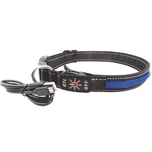 Ошейник LED AnimAll для собак L 2,5/50-60 см Синий