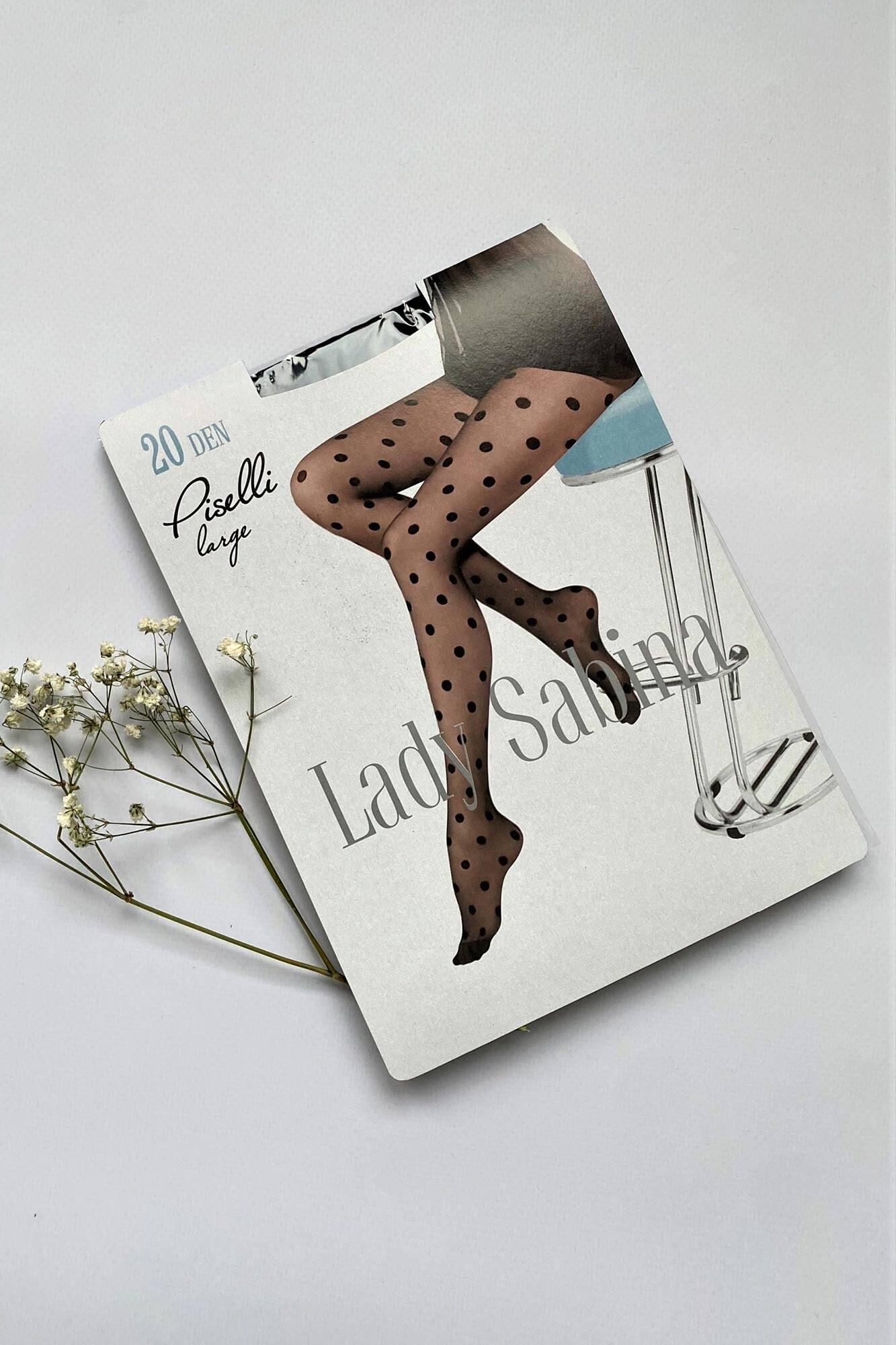 Колготы женские LS Piselli large 20 den р. 2 большая точка Черный (S8055000)