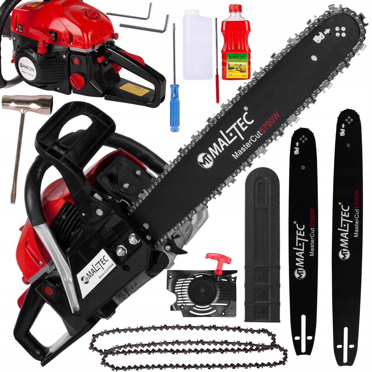 Бензопила ланцюгова з олією Maltec 5,7 к.с. (1854936945) - фото 2