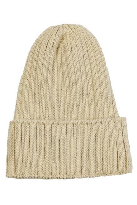 Шапка в'язана тепла ARTKNIT WOOL Бежевий (38233)