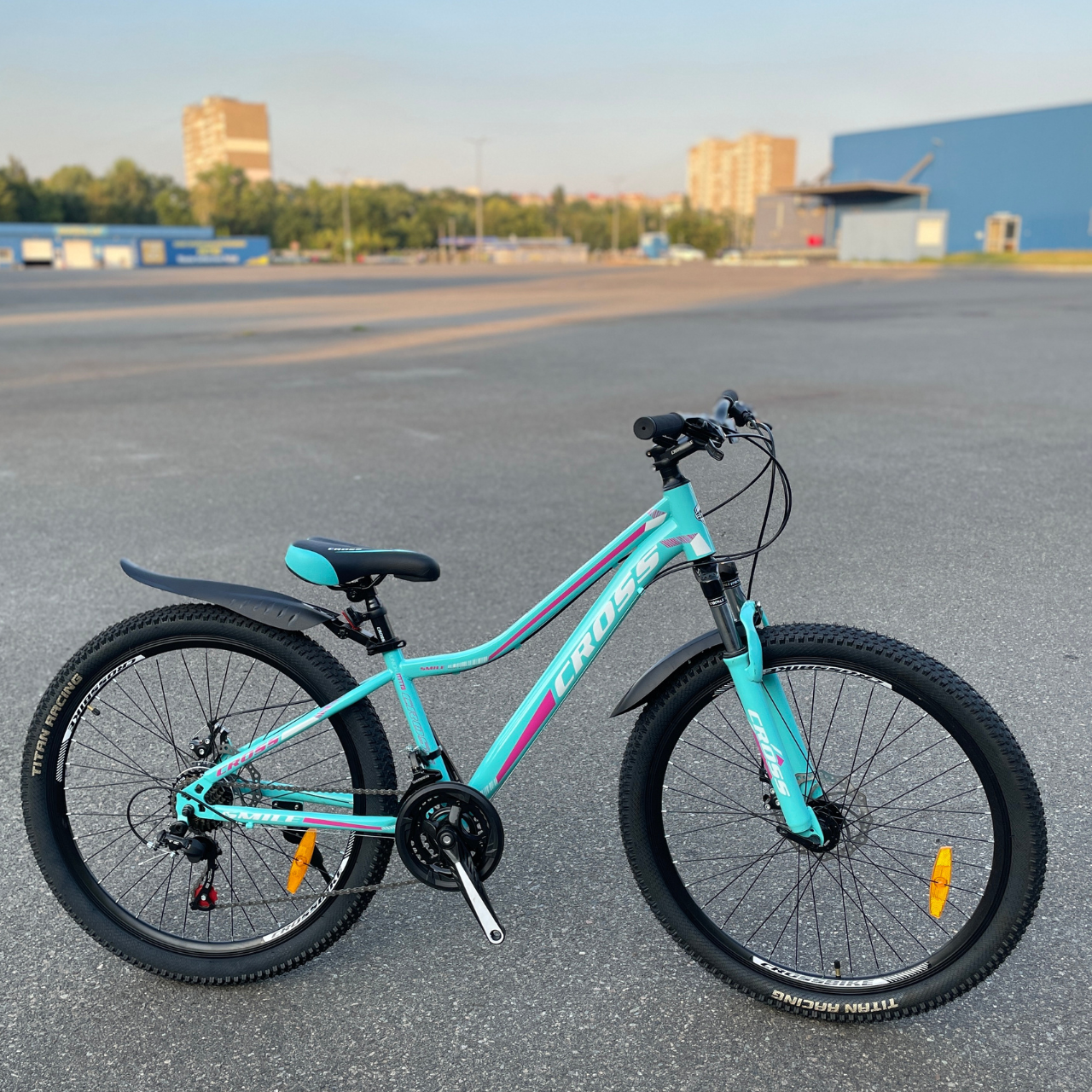 Велосипед Сross Smile 26" 13" Блакитний/Рожевий (3f015682) - фото 6