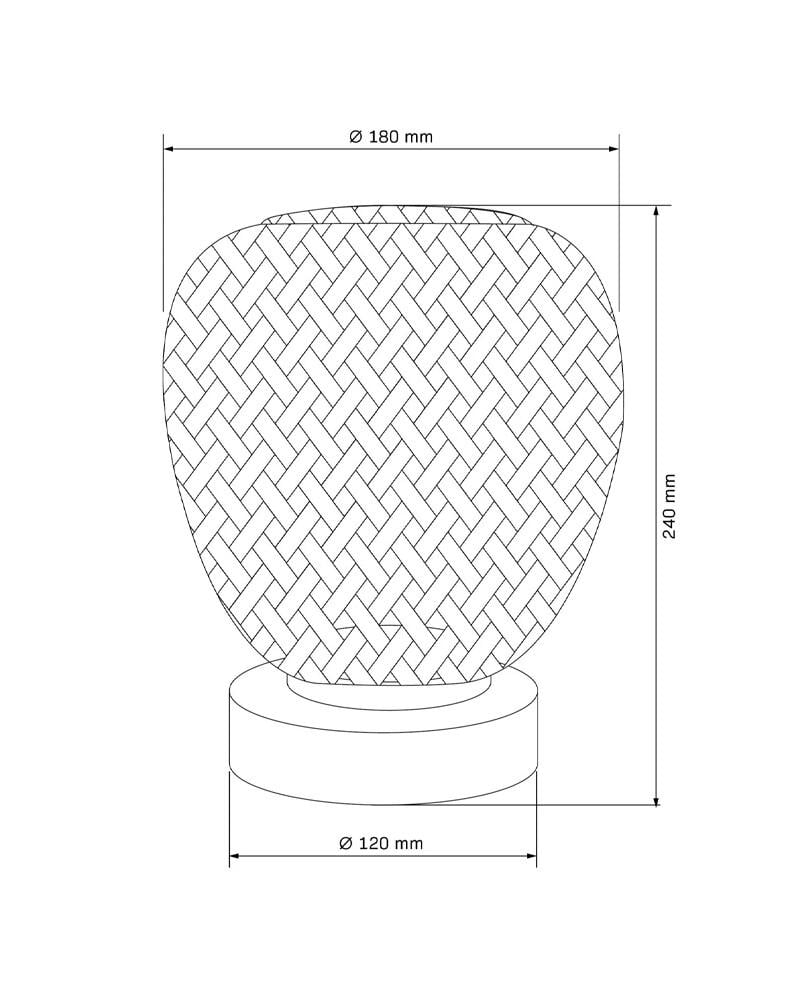 Настільна лампа Polux 329202 Zanzibar E27 1x20W IP20 Бежевий (G329202) - фото 4 Настільна лампа Polux 329202 Zanzibar E27 1x20W IP20 Бежевий (G329202) - фото 4