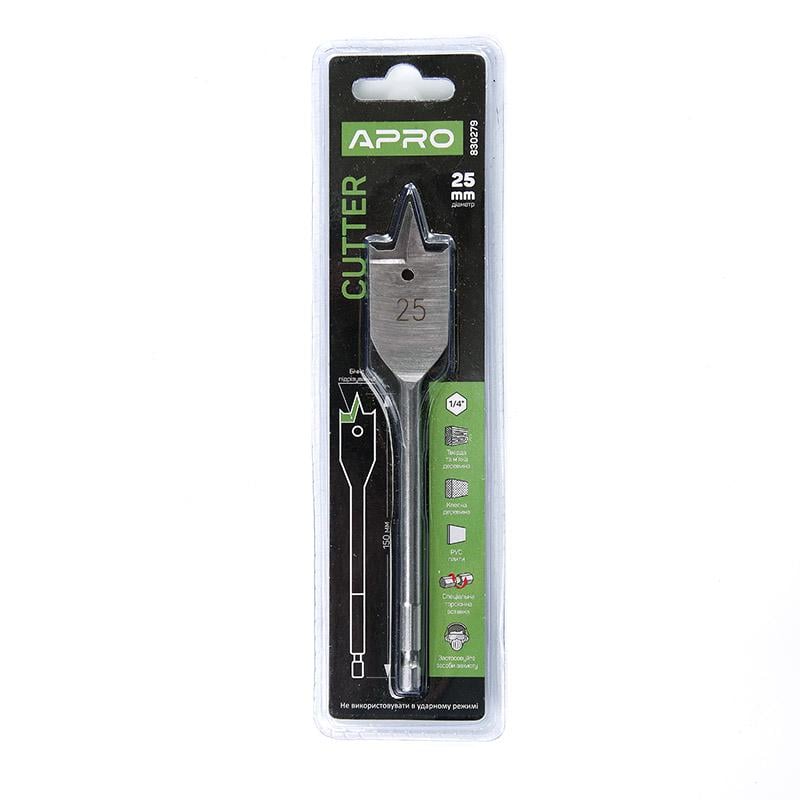 Сверло перьевое Apro Cutter Ø 25 мм 150 мм (830279) - фото 3 Сверло перьевое Apro Cutter Ø 25 мм 150 мм (830279) - фото 3