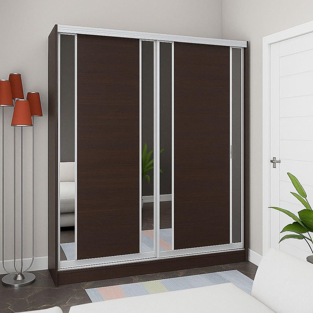 Шкаф купе Мириам комби полоса 1700x2400x600 мм Венге Магия (21097) Шкаф купе Мириам комби полоса 1700x2400x600 мм Венге Магия (21097)