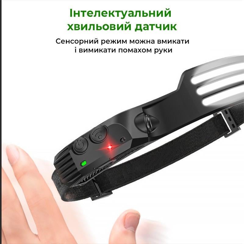 Фонарь налобный Coba CB 689-3 аккумуляторный многофункциональный (СМ0012) - фото 7