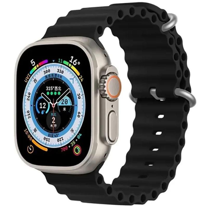 Ремінець Ocean Band для Apple Watch 38 мм/40 мм/41 мм Чорний (00000071883_2)