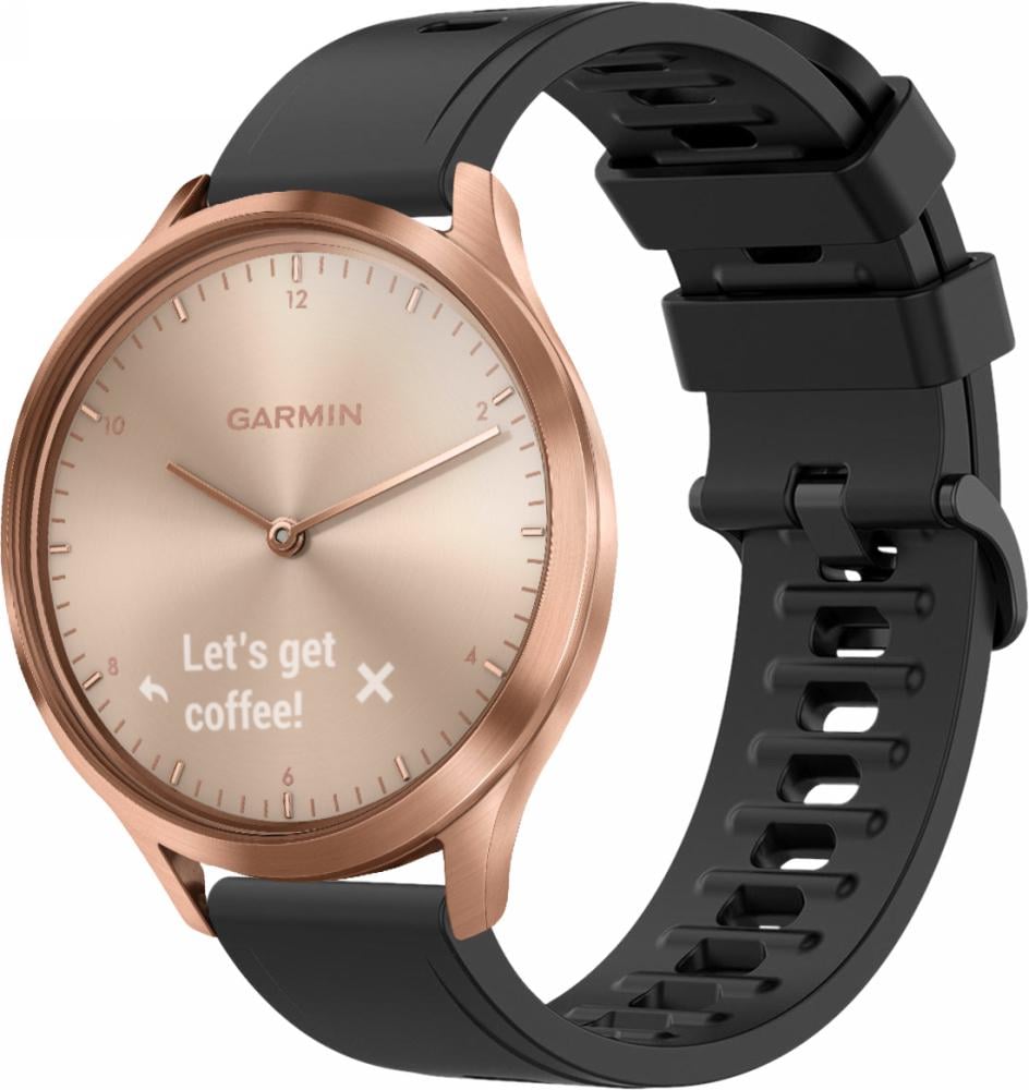 Ремінець Convex для Garmin Vivomove HR Black 20 мм (18463)