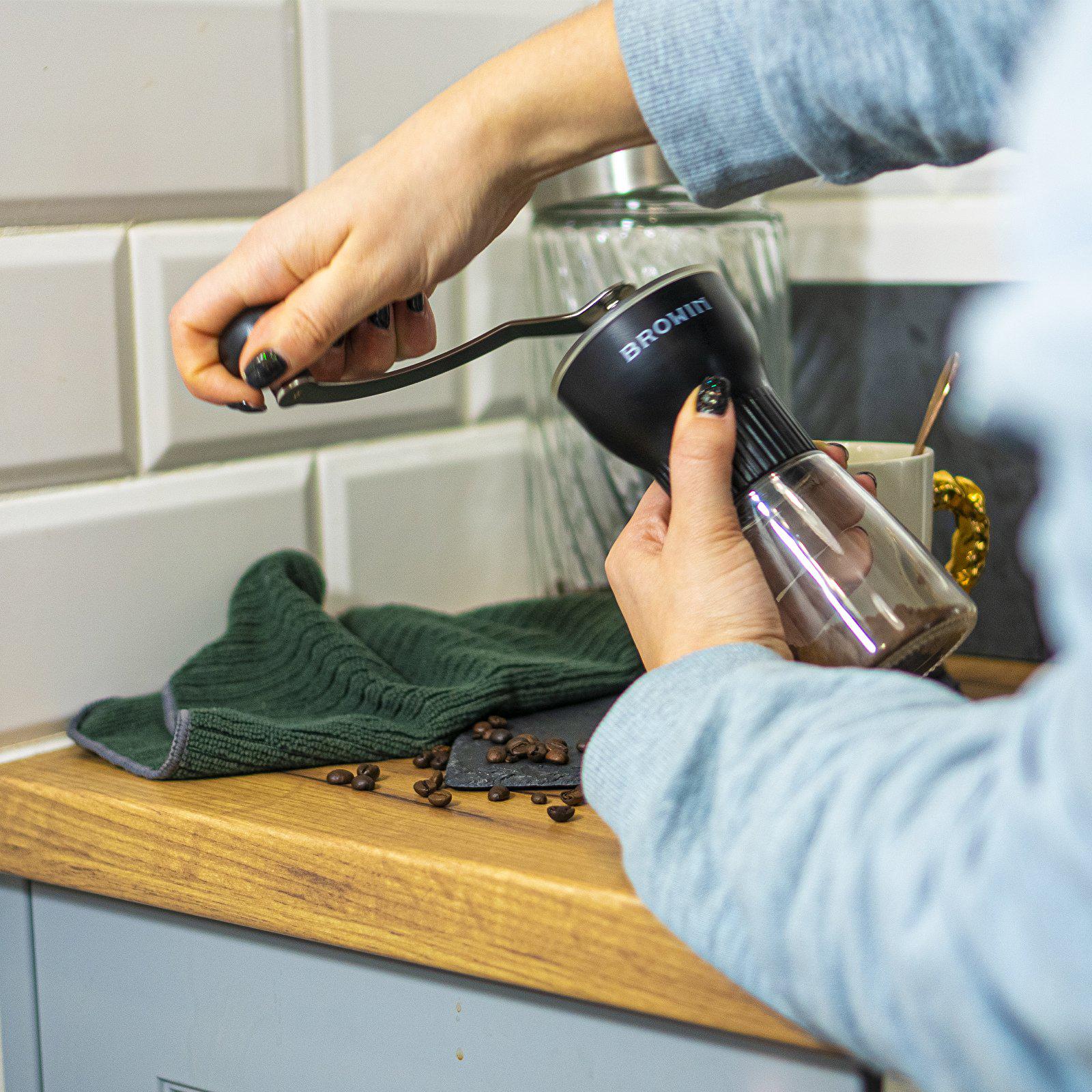 Кавомолка ручна Browin 17 см (320500) - фото 9 Кавомолка ручна Browin 17 см (320500) - фото 9