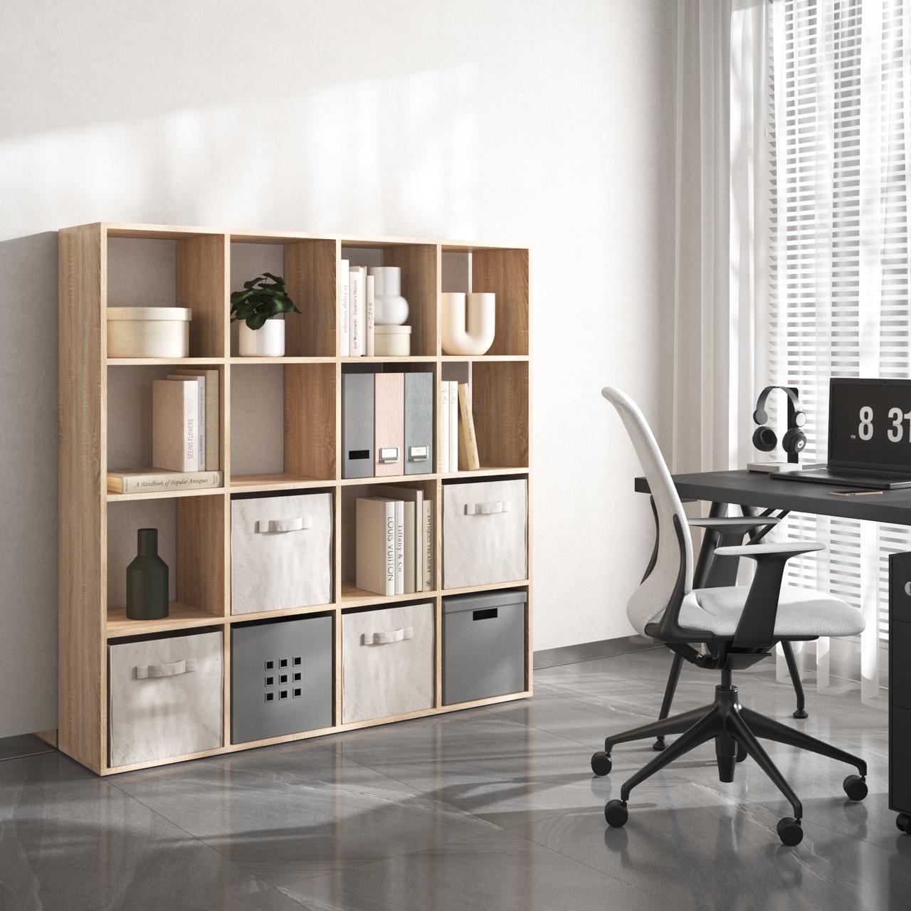 Стелаж відкритий VAYS 16 секцій 143х29х143 см Дуб сонома (30658621)