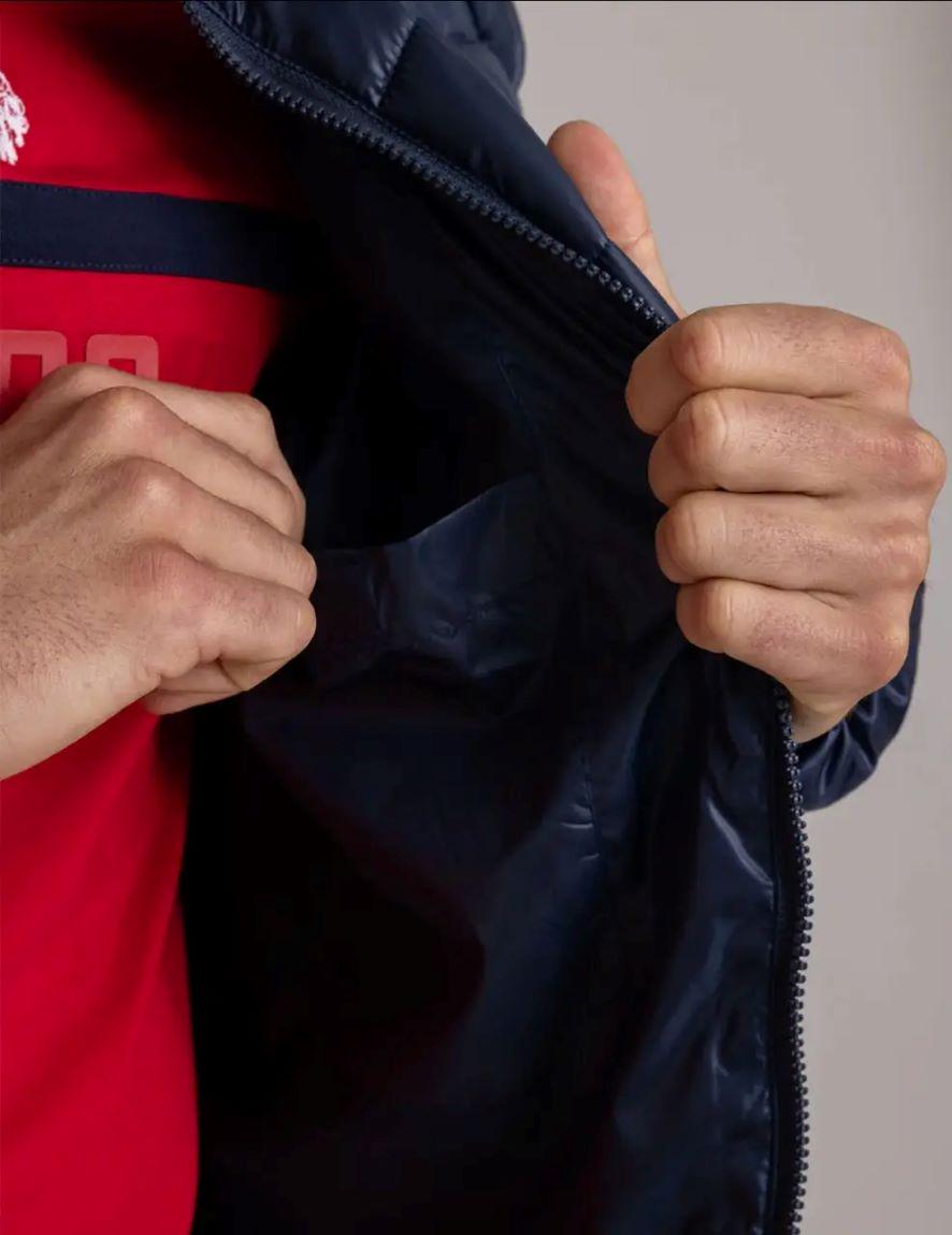 Куртка-пуховик чоловіча U.S.POLO ASSN S Синій (PC00A) - фото 4 Куртка-пуховик чоловіча U.S.POLO ASSN S Синій (PC00A) - фото 4