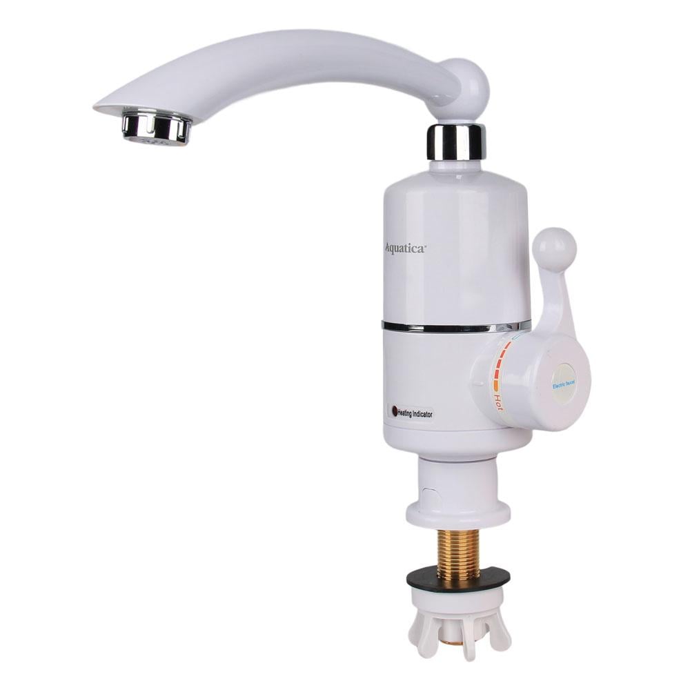 Кран-водонагрівач проточний для кухні Aquatica NZ-6B212W NZ 3,0 кВт 0,4-5 бар вилив прямий на гайці (9797122) Кран-водонагрівач проточний для кухні Aquatica NZ-6B212W NZ 3,0 кВт 0,4-5 бар вилив прямий на гайці (9797122)