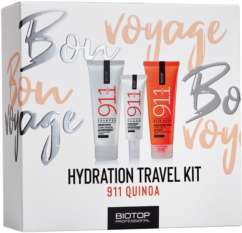 Дорожній набір для волосся BIOTOP 911 Travel відновлення/живлення/блиск 75 мл/75 мл/30 мл (50000)