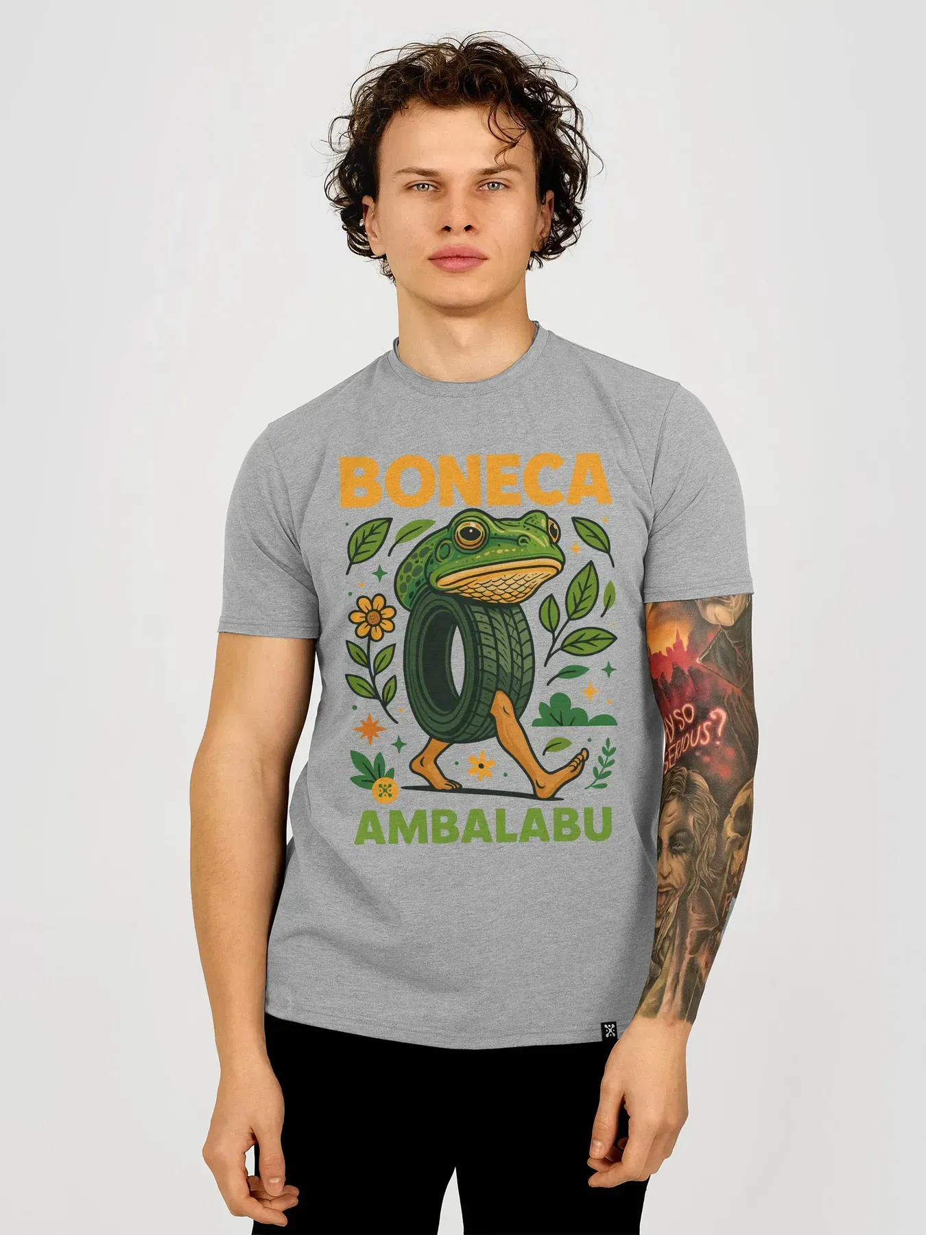 Футболка мужская Boneca Ambalabu 2XL Серый (26992769)