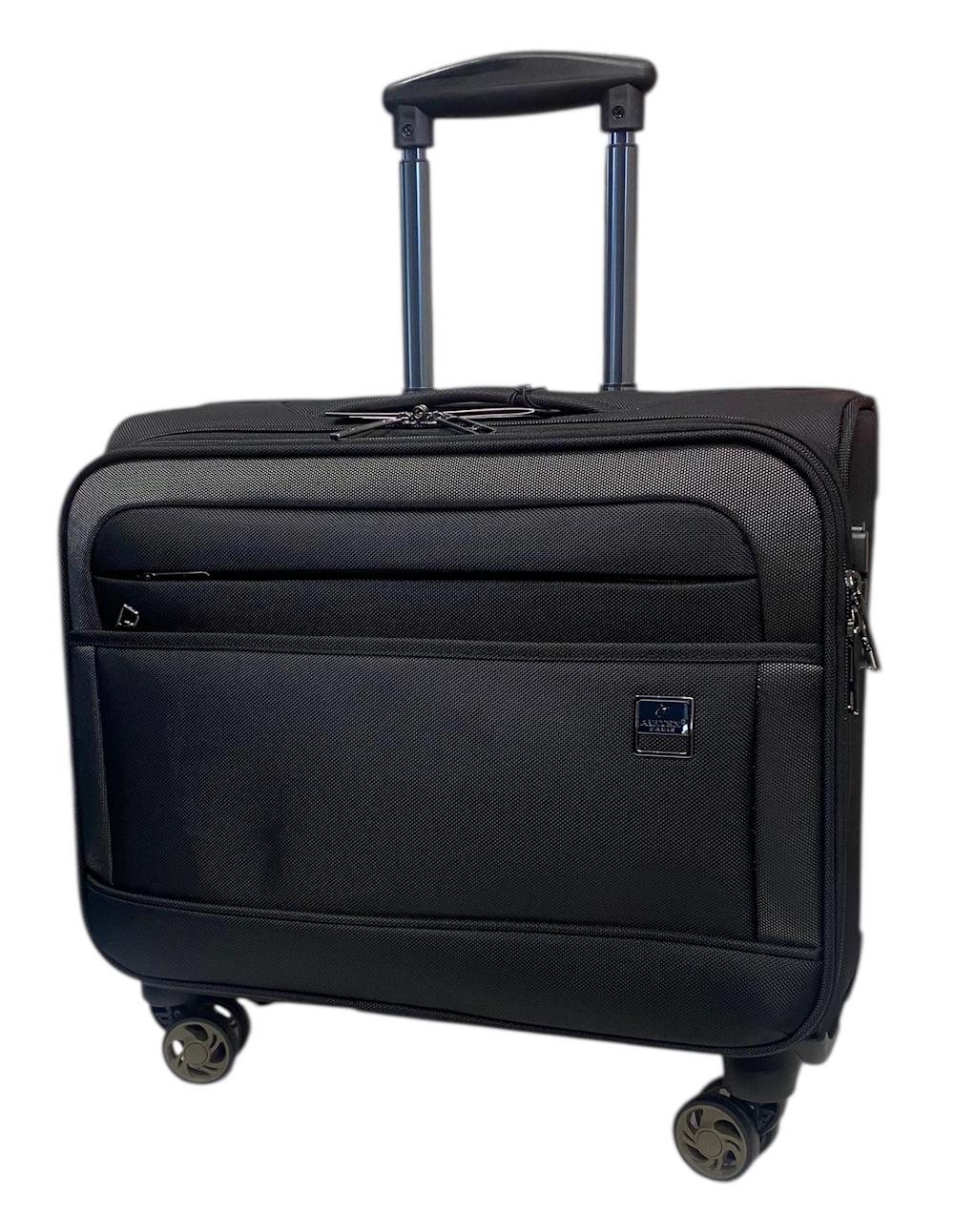 Кейс-пілот маленький ручна поклажа Airtex 833/18 нейлон S Чорний