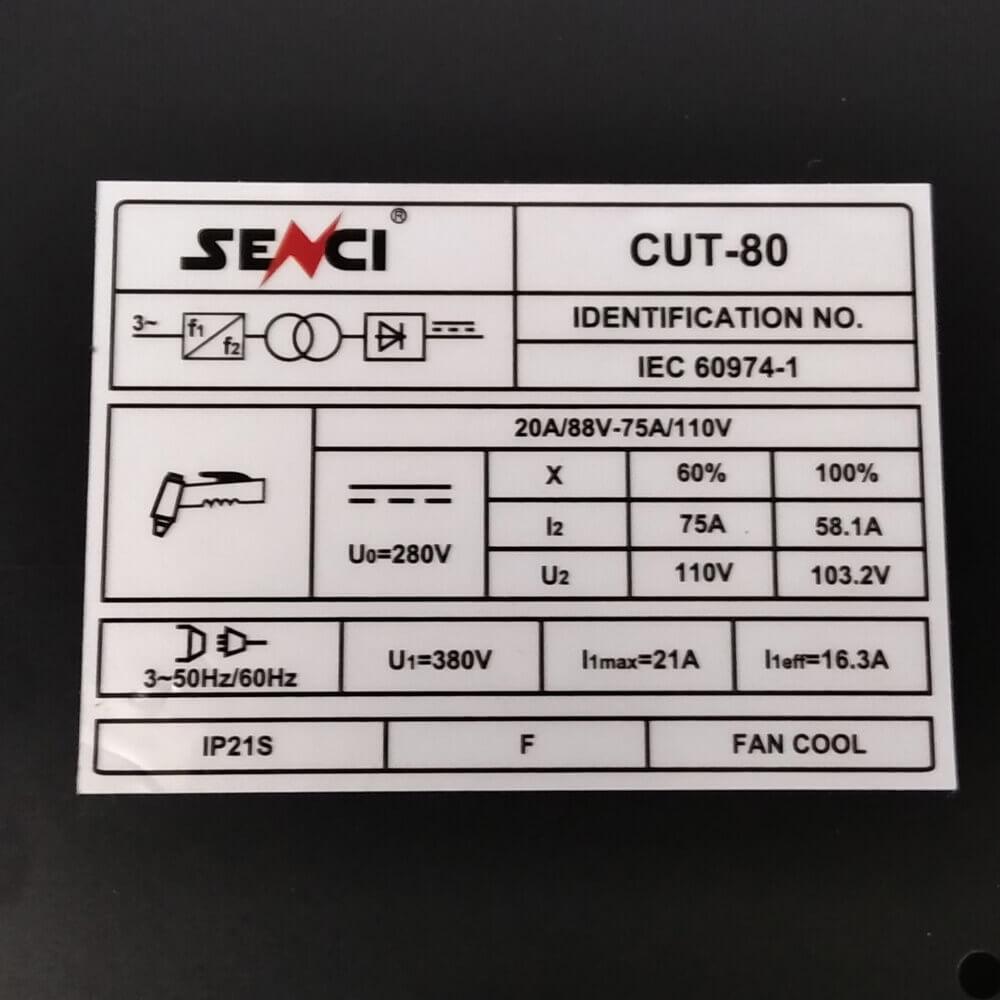 Плазморез инверторный Senci IGBT CUT-80 Senci 380V - фото 4 Плазморез инверторный Senci IGBT CUT-80 Senci 380V - фото 4
