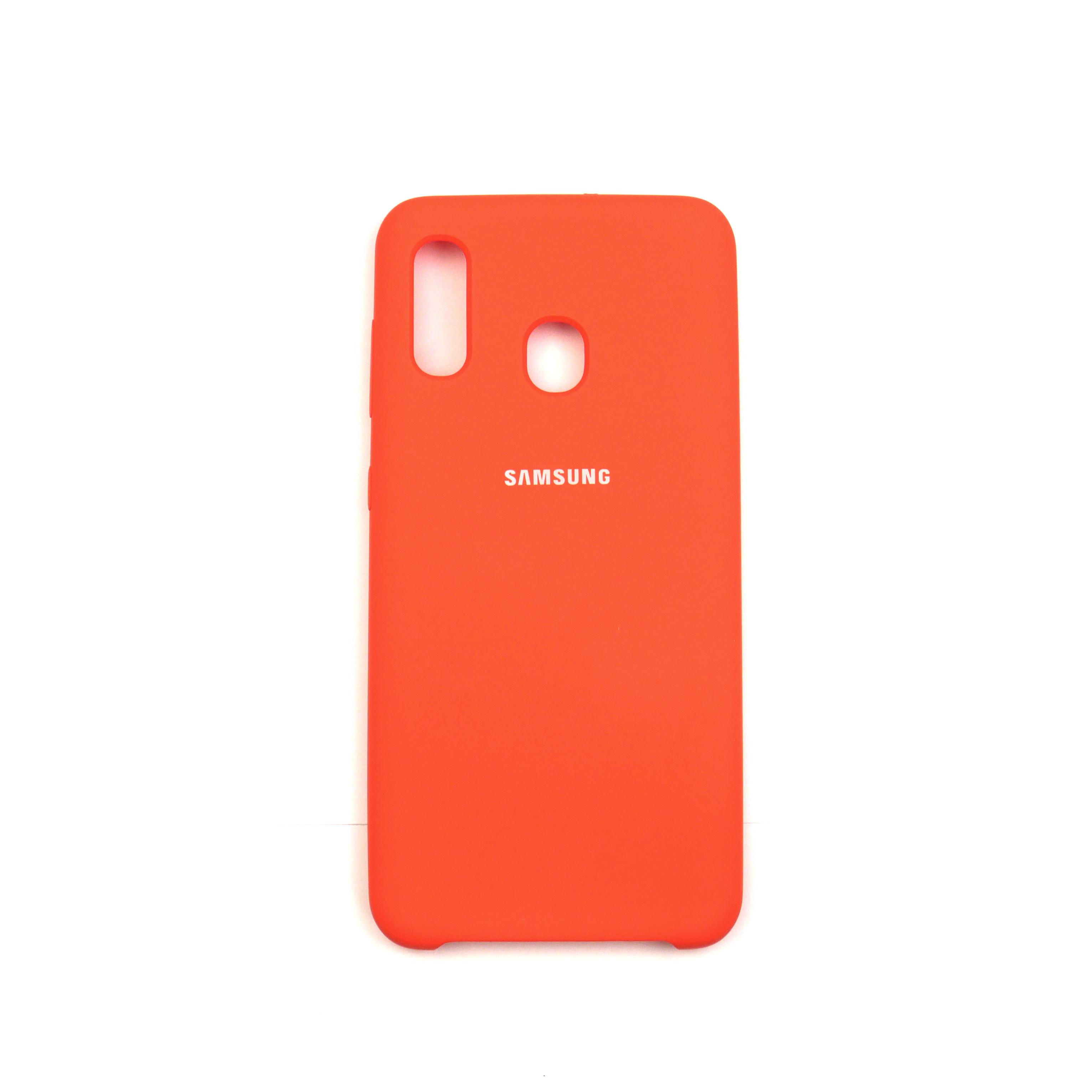 Чехол Jelly Silicone Case Samsung A30 (A305) Orange (13)