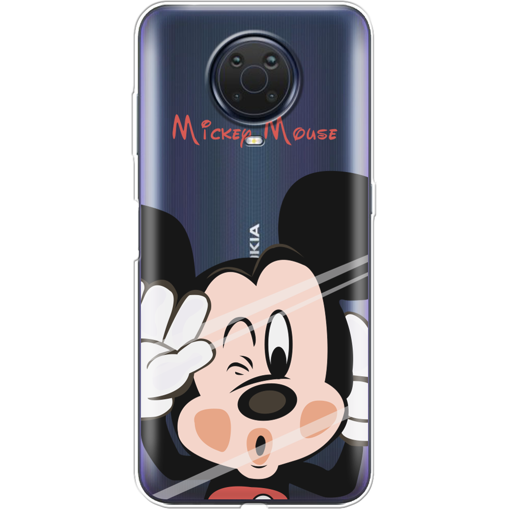 Чехол BoxFace Nokia G20 Mister M Прозрачный силикон (42373-cc58-42373)