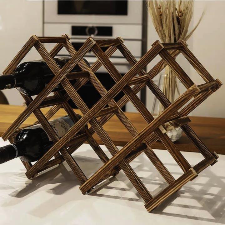 Полка для вина настольная Илорис Капучино (Впс-005009)