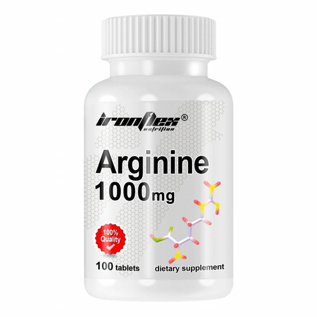 Аргинин IronFlex Arginine 1000 100 табл. (20235-01)