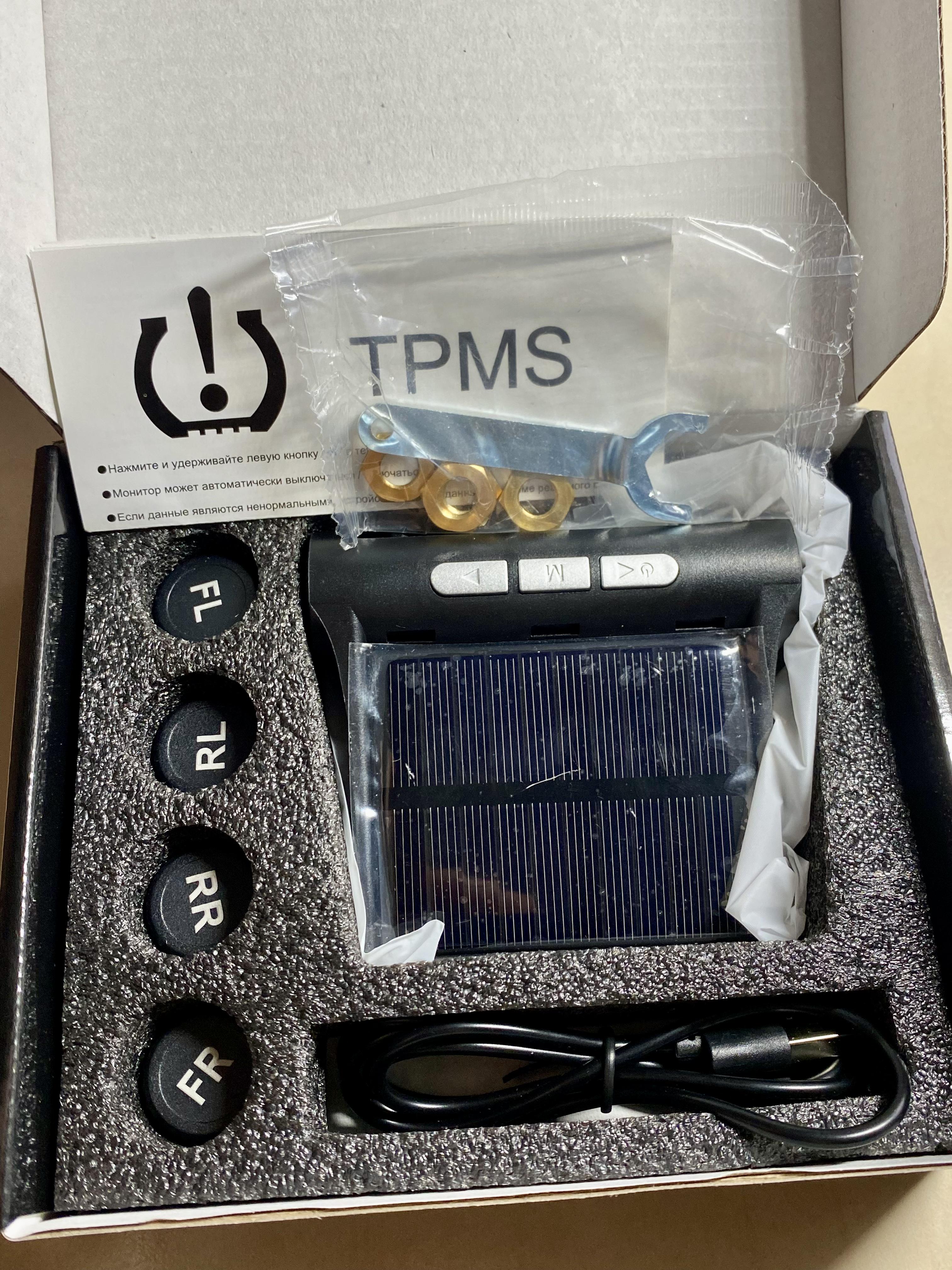 Система контроля давления в шинах Tpms внешний датчик с голосовым помощником (TPMS-5) - фото 8