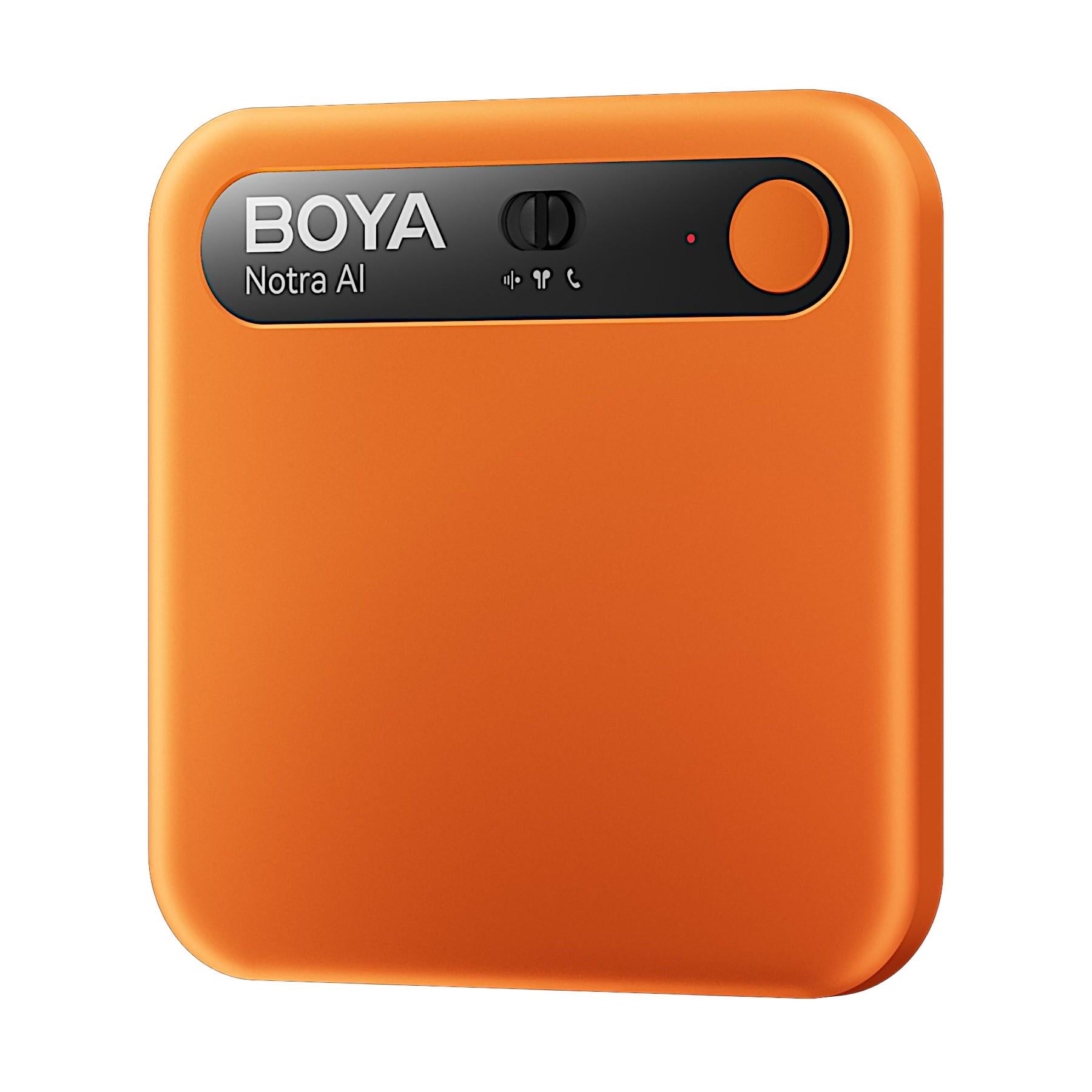 Диктофон AI Boya Notra з транскрипцією записом дзвінків та Bluetooth 64 ГБ Cosmic Orange (50090)