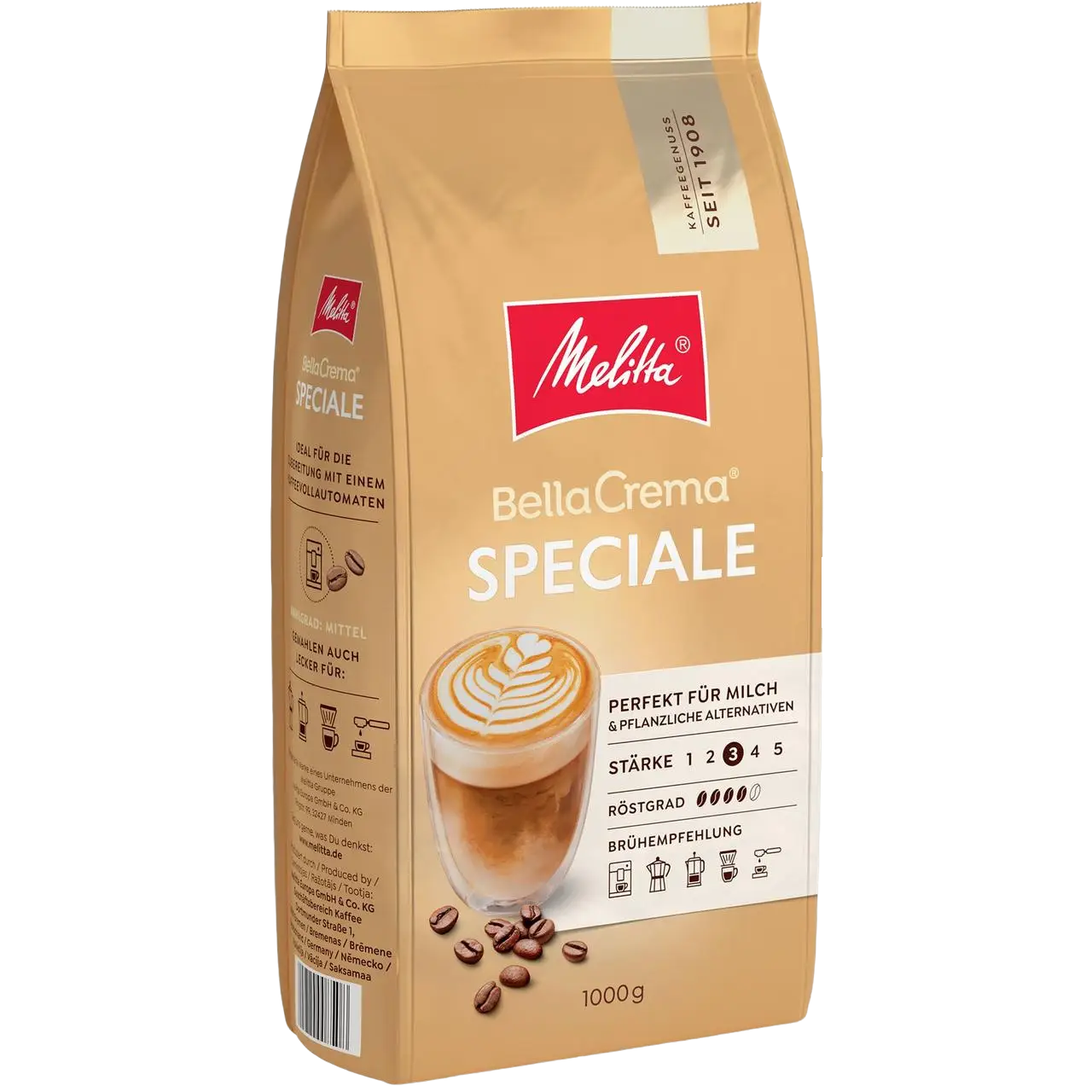 Кофе в зернах Melitta Bella Crema Speciale 1 кг (nob00000678)