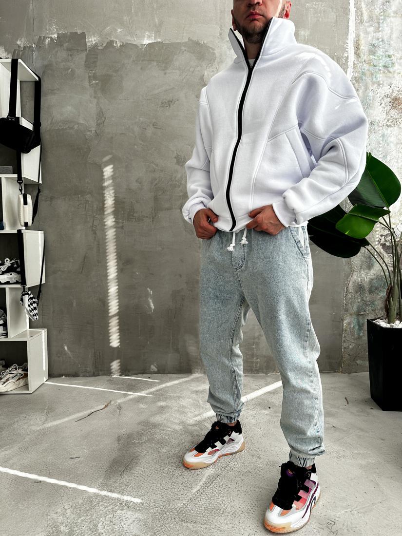 Бомбер 51-027 M/L Білий (34147) - фото 4 Бомбер 51-027 M/L Білий (34147) - фото 4