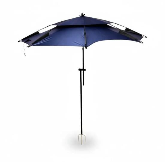 Зонтик для пляжа 240 см антиветровый складной с наклоном Outdoor Umbrella (35050542)