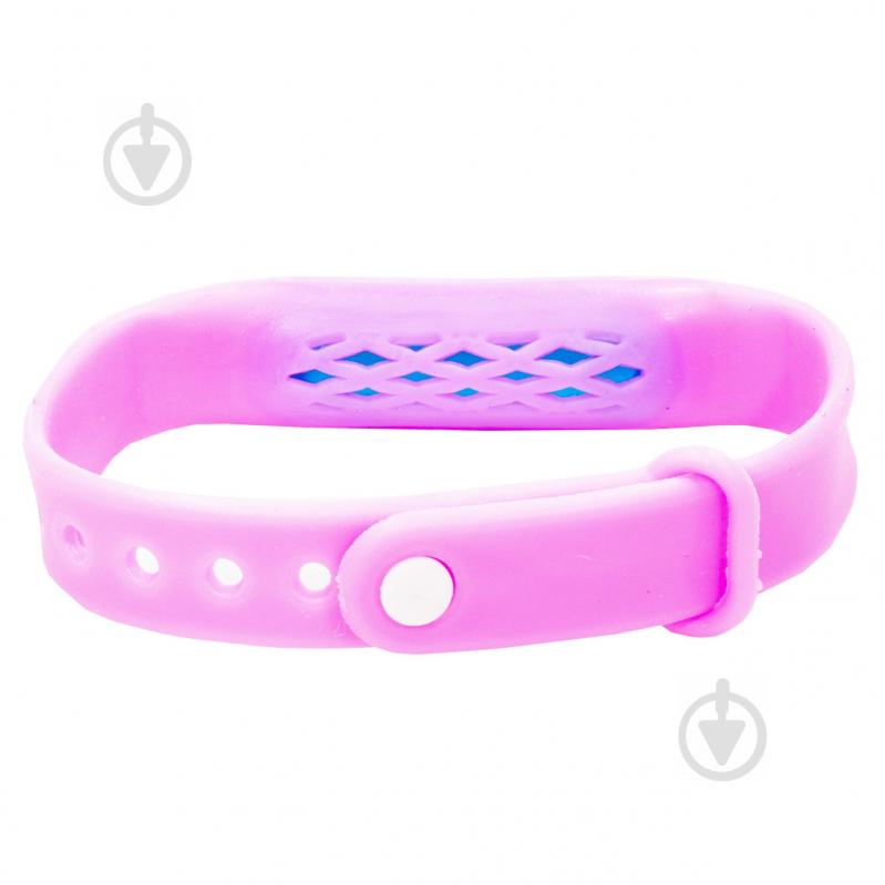 Силиконовый браслет от комаров Lesko Anti Mosquito Band Pink (3507-9926) - фото 3