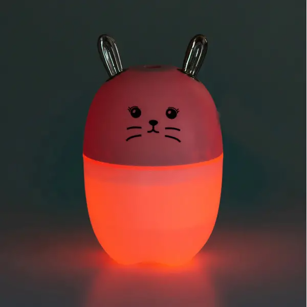 Зволожувач повітря для дитячої кімнати Зайчик 220 мл Рожевий - фото 10