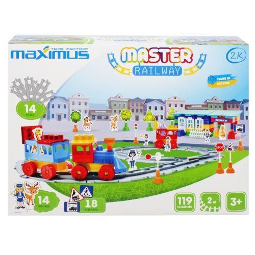 Конструктор Майстер Залізниця 119 елемента (21568)