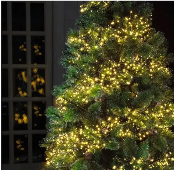 Гирлянда-нить светодиодная Роса с пультом 1000 LED 8 режимов IP44 USB зеленый провод 100 м Теплый белый (Rosa100m) - фото 2 Гирлянда-нить светодиодная Роса с пультом 1000 LED 8 режимов IP44 USB зеленый провод 100 м Теплый белый (Rosa100m) - фото 2