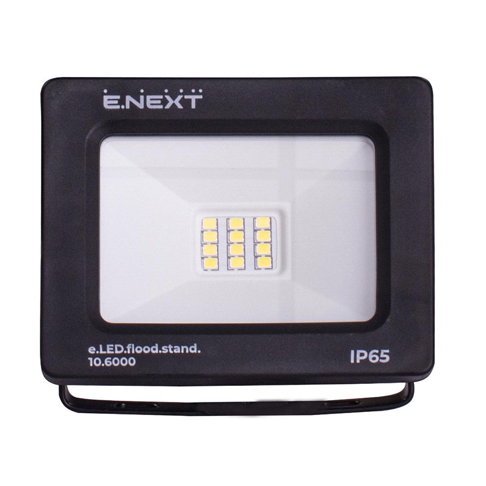 Прожектор LED E.NEXT e.LED.flood.stand.10.6000 10W 220V 800lm 6000K IP65 90x28x70 мм (l0790001) - фото 2 Прожектор LED E.NEXT e.LED.flood.stand.10.6000 10W 220V 800lm 6000K IP65 90x28x70 мм (l0790001) - фото 2