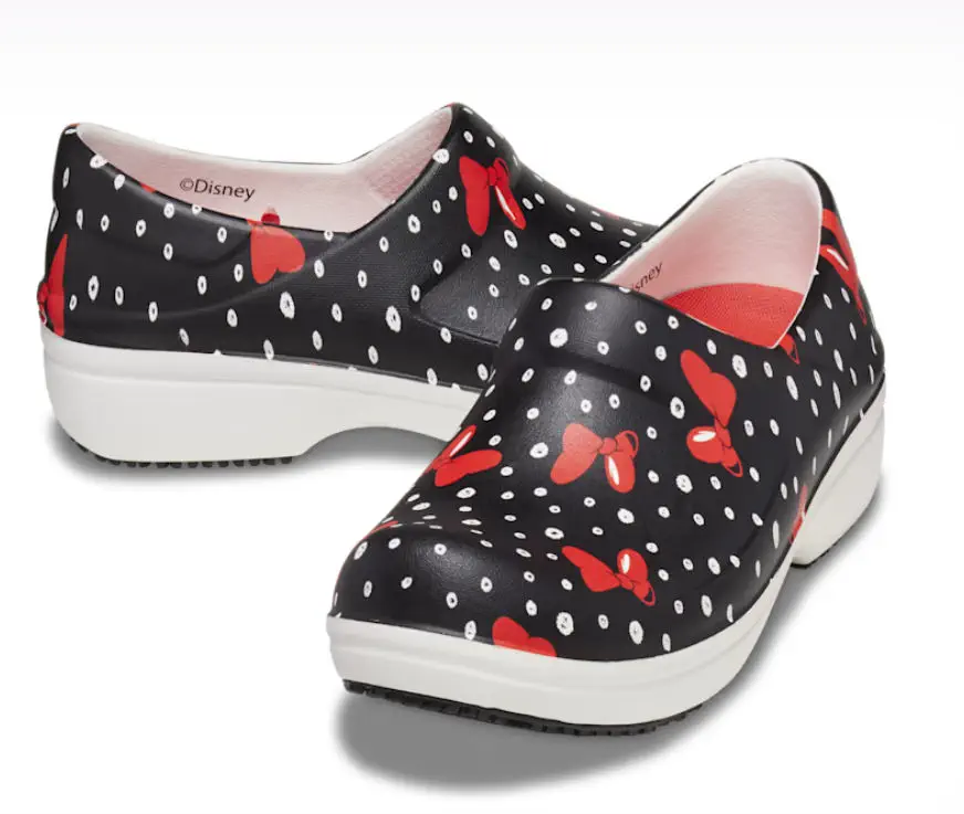 Сабо жіночі для праці Crocs Minnie Mouse Neira Womens Clogs р. 38-39 Чорний (20035)