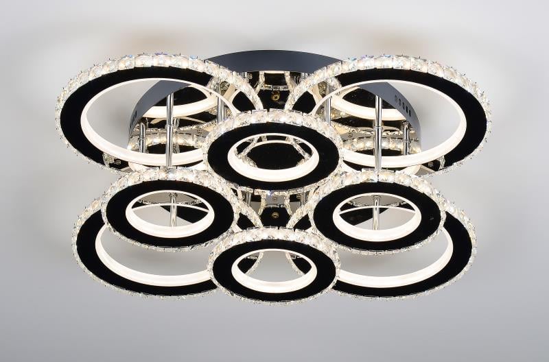 Люстра SVLIGHT LED светодиодная хрустальная с пультом с пультом 2872/4 4 328W 2.4G 3000-6000K Люстра SVLIGHT LED светодиодная хрустальная с пультом с пультом 2872/4 4 328W 2.4G 3000-6000K