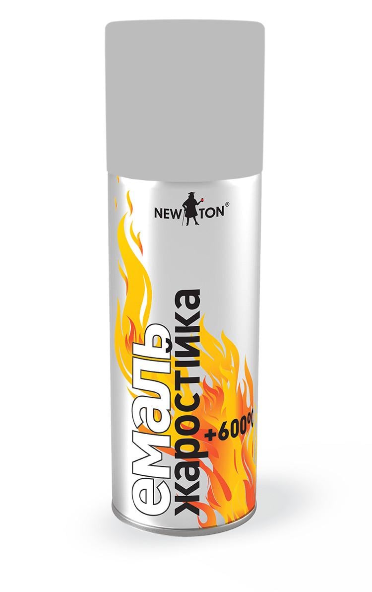 Краска высокотемпературная New Ton® 400 мл Серебристый Краска высокотемпературная New Ton® 400 мл Серебристый