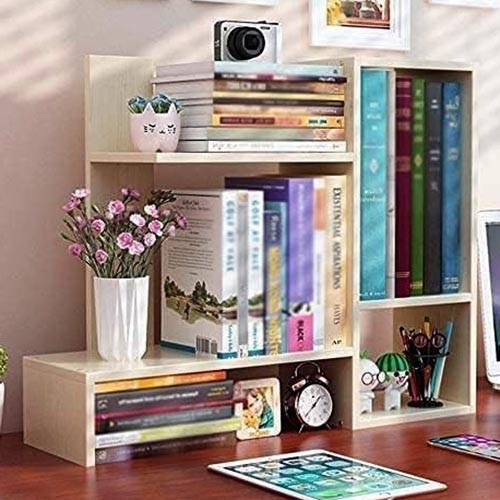 Полка-надстройка настольная из дерева Шефнер бланже (АКД-002401)