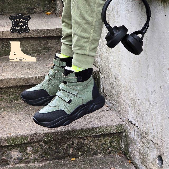 Черевики дитячі ортопедичні з супінатором і фіксуючим задником р. 23 Сірий (2493762193) - фото 2 Черевики дитячі ортопедичні з супінатором і фіксуючим задником р. 23 Сірий (2493762193) - фото 2