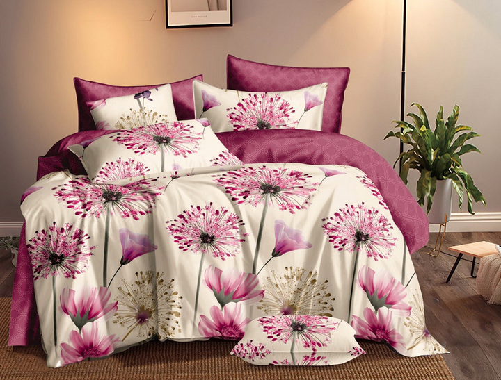 Комплект постільної білизни ТМ Черешенька із бязі Gold двоспальний євро 200х220 cм (40093)