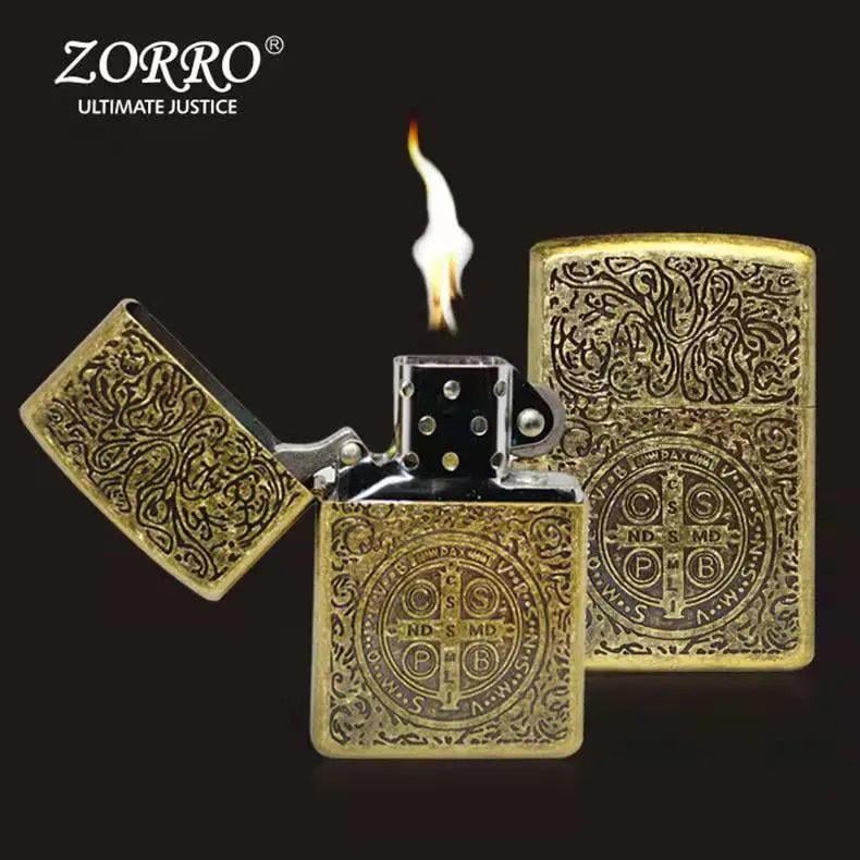 Набор для зажигалки бензиновая Zorro HL-303 Золото (310853) - фото 2 Набор для зажигалки бензиновая Zorro HL-303 Золото (310853) - фото 2