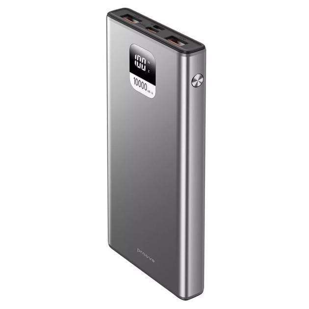 Павербанк с быстрой зарядкой Proove Guardian 10000 mAh 22,5W 3A Grey